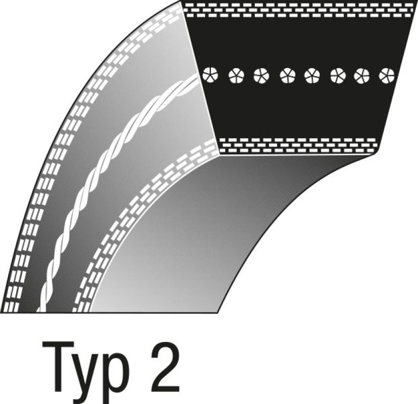 Keilriemen Typ 2 – 9.70 x 762.10 Li