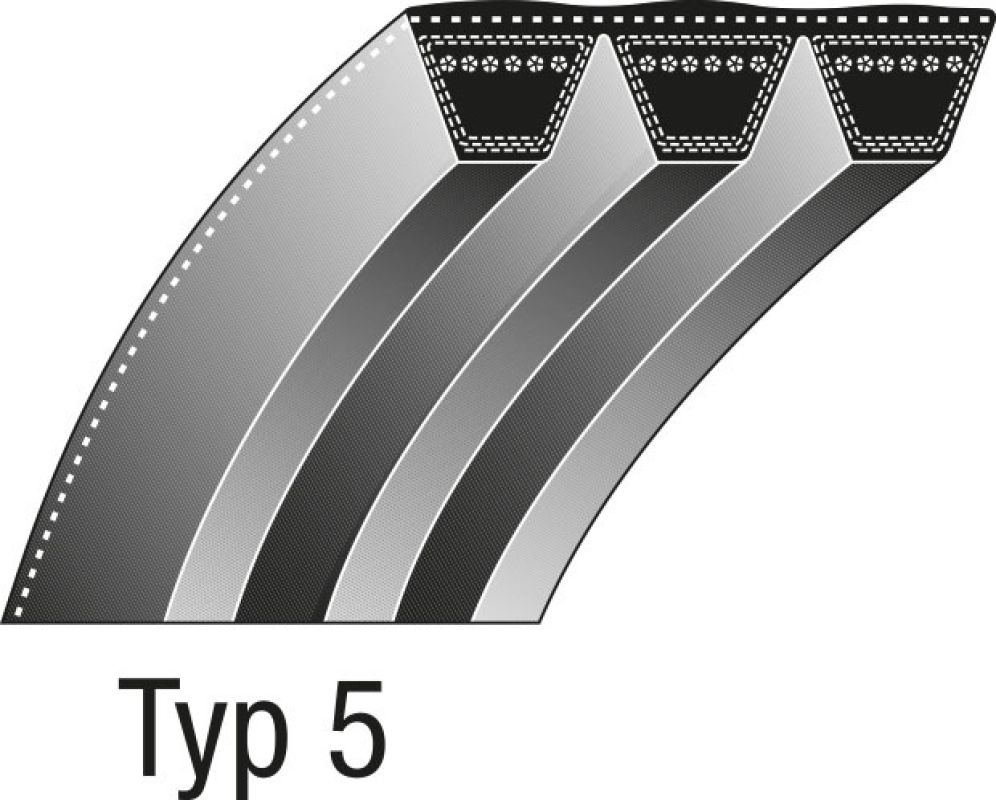 Keilriemen Typ 5 – 20.00 x 1296.20 Li