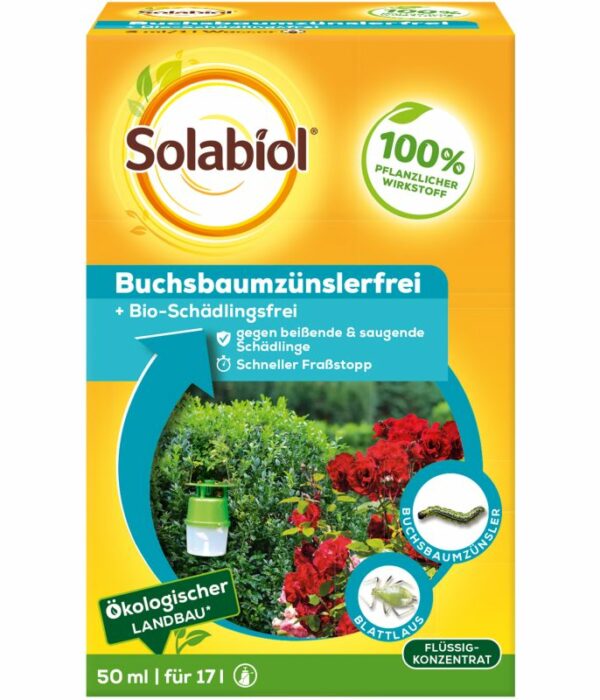 Solabiol Buchsbaumzünslerfrei 50ml für bis 170 qm