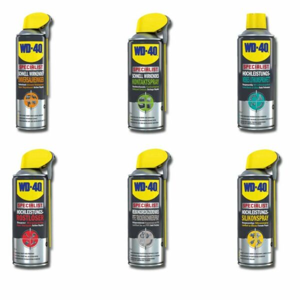 WD40 Specialist-Komplett-Set 6-teilig zum Super Sparpreis