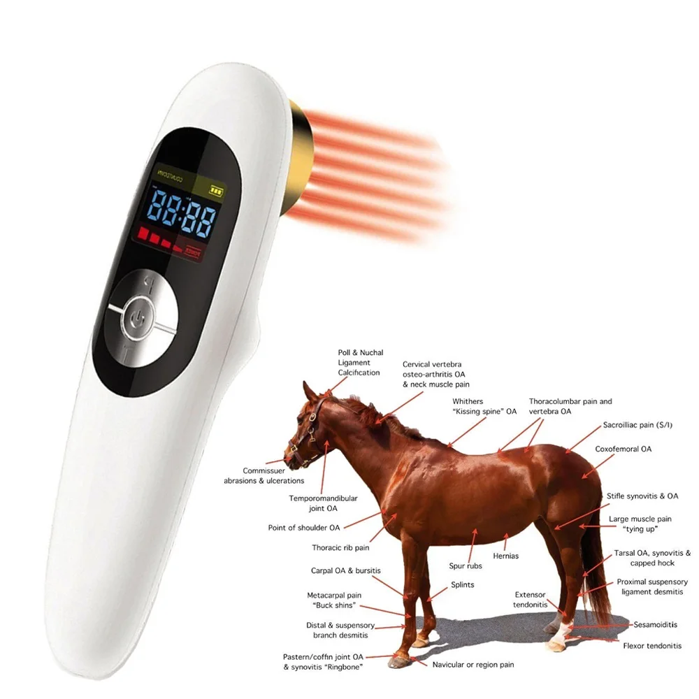 Healing Wound Care Laser Veterinary Therapy Instruments for Pain Relief Pet Dogs Horses Cats Physiotherapy Equipment