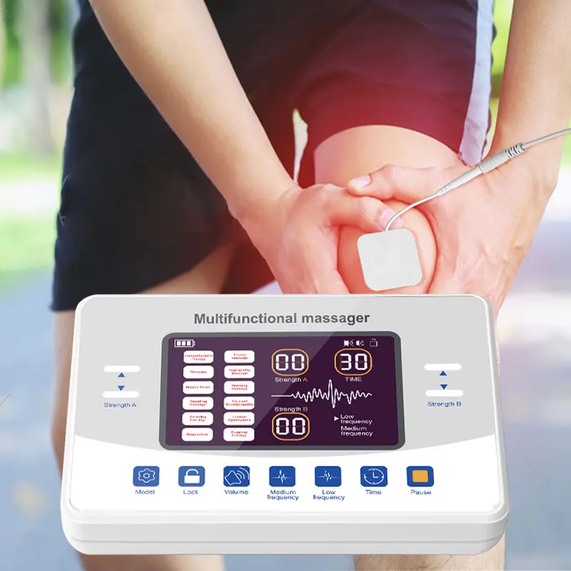 Medical Physiotherapy Device Muscle Stimulator Tens Unit Therapy Massage Machine EMS Massager Pain Relief