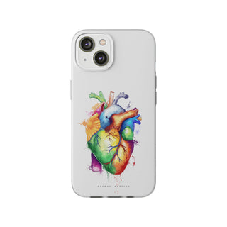 Printify Rainbow Herz – Handyhülle – iPhone 13 Pro