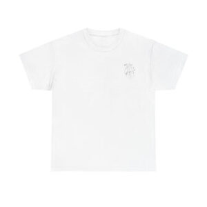 T-Shirt "Minimalistisches Herz" - White / XL Printify