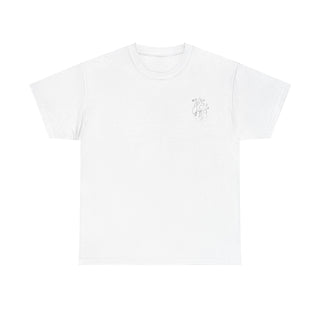 T-Shirt "Minimalistisches Herz" - White / XL Printify