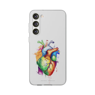 Printify Rainbow Herz – Handyhülle – Samsung Galaxy S23 Plus