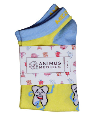 Animus Medicus Zahn Anatomie Sneaker Socken – 43-46