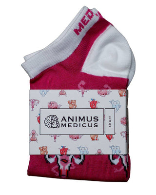 Animus Medicus Uterus Anatomie Sneaker Socken – 43-46