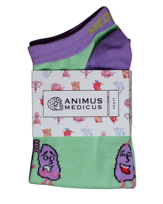 Animus Medicus Lungen Anatomie Sneaker Socken – 43-46