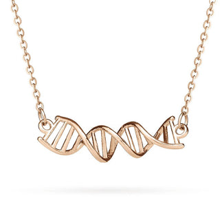 DNA-Doppelhelix Halskette - Roségold Animus Medicus GmbH