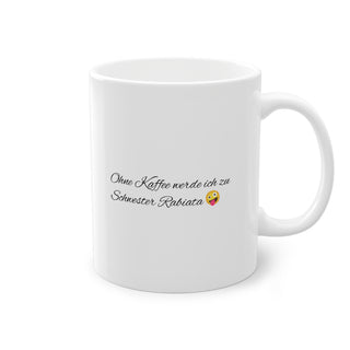 Printify LIMITED: Rainbow Herz Tasse | Premium Keramik – 11oz / White / Glossy